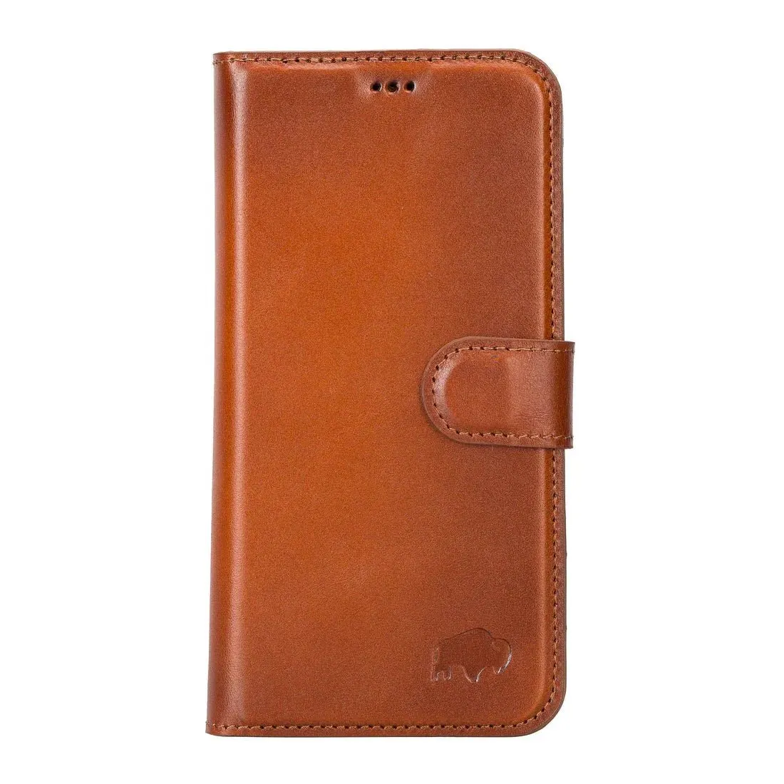 Carter iPhone 16 Pro Max Wallet Case, Burnished Tan